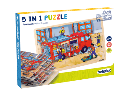 Lagen-Puzzle „Feuerwehr“