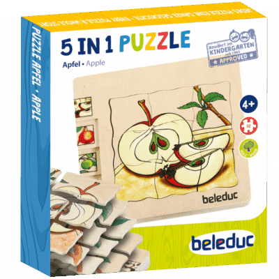 Lagen-Puzzle "Apfel"