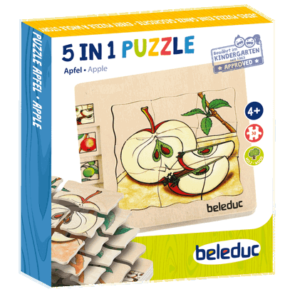 Lagen-Puzzle „Apfel“
