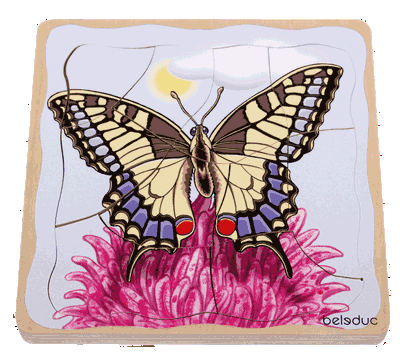 Lagen-Puzzle „Schmetterling“