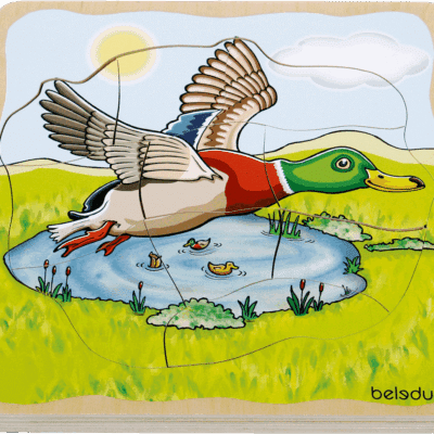 Lagen-Puzzle "Ente"