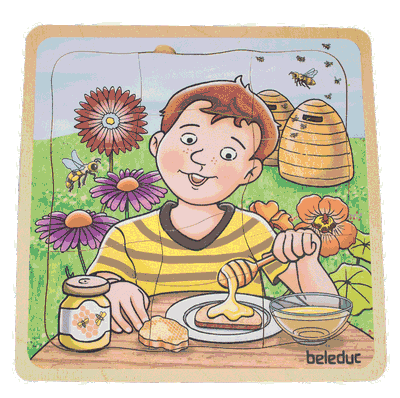 Lagen-Puzzle „Honig“