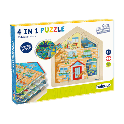 Lagen-Puzzle „Zuhause“