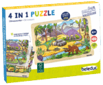 Lagen-Puzzle „Dinosaurier“ - 17062 Box rgb