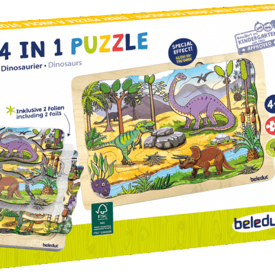Lagen-Puzzle "Dinosaurier"
