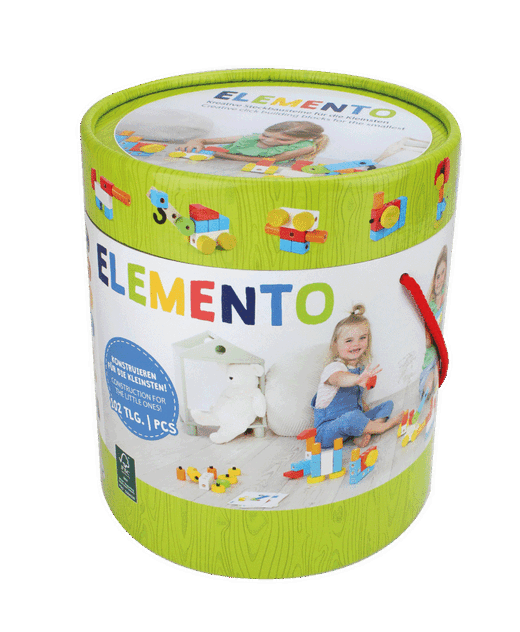 24060-1-box-rgb Elemento Steckbausteine, 102 Teile - 24060 1 box rgb