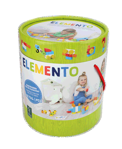 Elemento Steckbausteine, 102 Teile