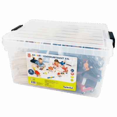 Eisenbahn XXL Set, 92 Teile