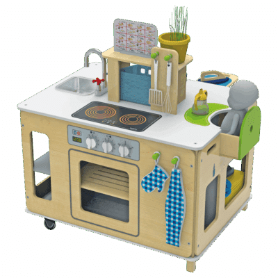 Mobile Küche / Haushaltscenter 4 in 1