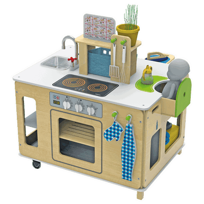 Mobile Küche / Haushaltscenter 4 in 1