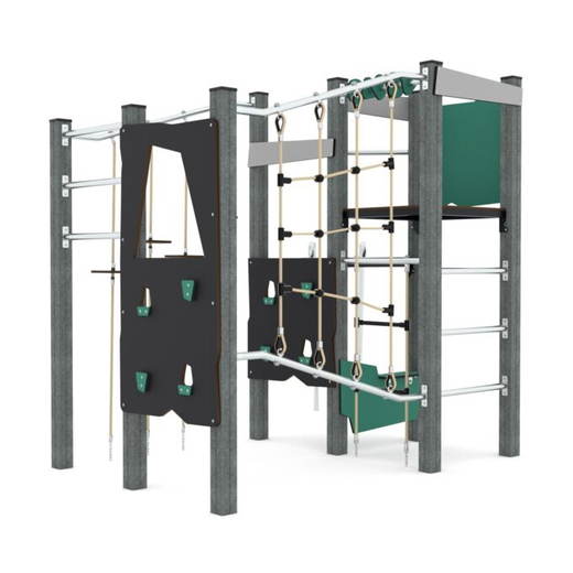 3bb3-rc14391s-2 Spielturm mit Kletteranlage – RECYCLED RC1439 - 3bb3 rc14391s 2