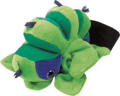 Handpuppe „Raupe“