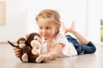 Mutter & Kind Handpuppe Affe „Cheeta & Bibi“ - 40440 A emotion rgb 800x800