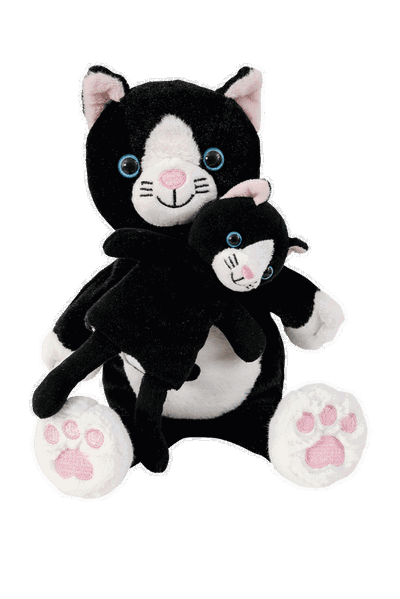 Mutter & Kind Handpuppe Katze „Cara & Mimi“