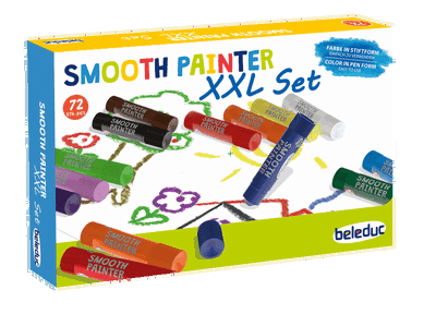 Smooth Painter Wachsmalstifte, 72er Gruppenset