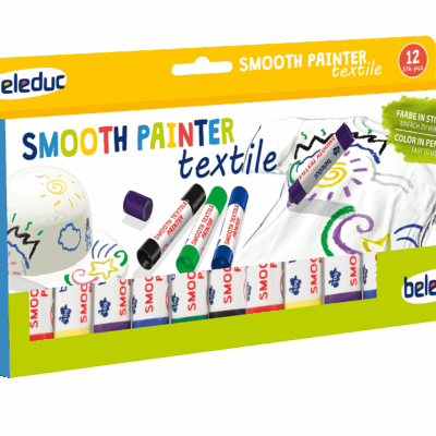 Smooth Textile Painter Wachsmalstifte, 12er Set