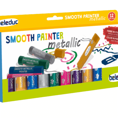 Smooth Metallic Painter Wachsmalstifte, 12er Set