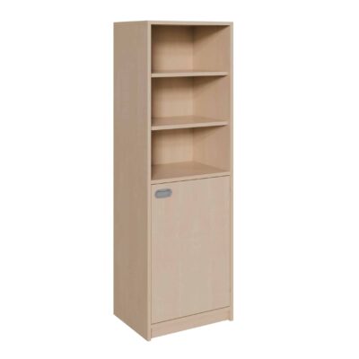 Korpus-Schrank mit Tür unten, Regal oben