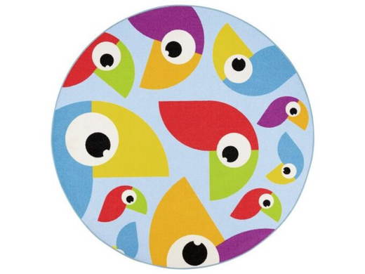 58488_190925_pd Teppich Rezistatoo Vögel - 58488 190925 pd