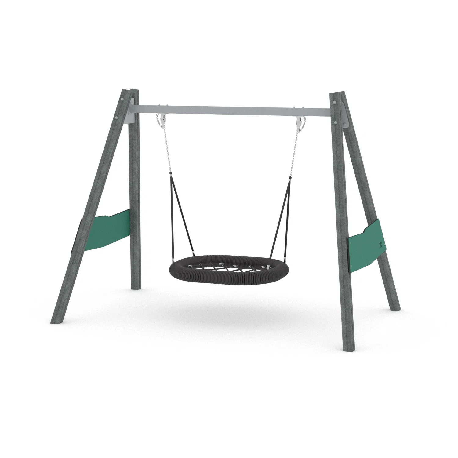 Schaukelgestell mit einen Vogelnestsitz - RECYCLED RC1423