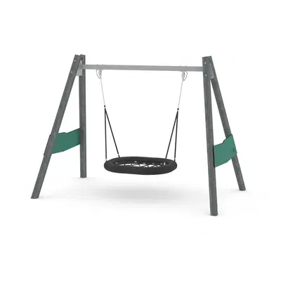 Schaukelgestell mit einen Vogelnestsitz – RECYCLED RC1423