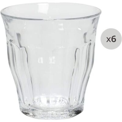 Picardie-Gläser 6er Set - Geschirr aus Duralex-Hartglas
