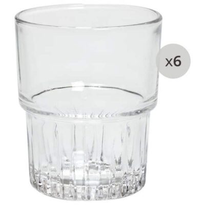 Stapelbare Gläser 6er Set – Geschirr aus Duralex-Hartglas