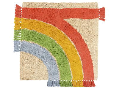 Baumwollteppich Toudoux Regenbogen