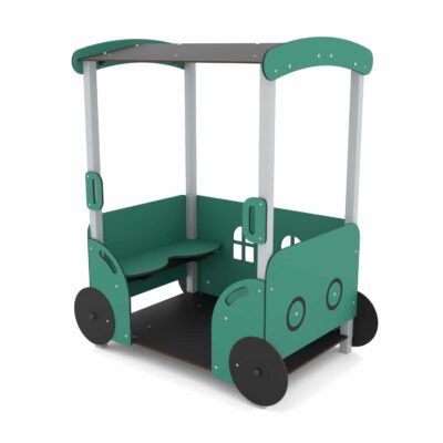 Eisenbahn Waggon mit Dach und Sitzbank - RECYCLED RC0813