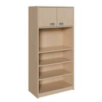 Korpus-Schrank mit zwei Türen oben und Regal unten – Bild 2
