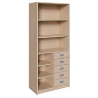 Korpus-Schrank mit 5 Dekorblendenschüben und Regal unten + Regal oben – Bild 3