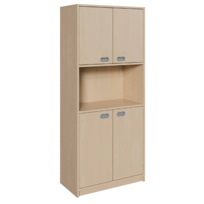 Korpus-Schrank mit unten und oben 2 Türen