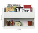 Wandregal weiß – Tidy Books - Groß (TB801127)