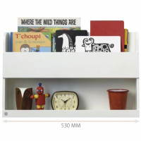 Wandregal weiß - Tidy Books