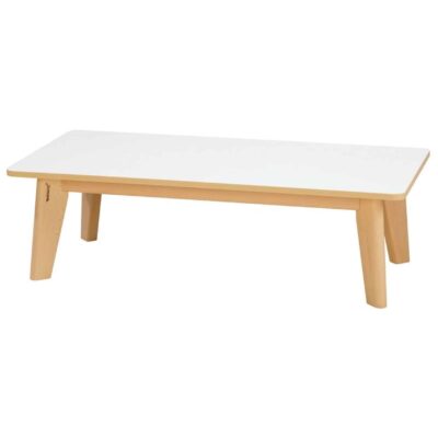 Tisch mit Beschichteter Tischplatte Nature – Rechteckig 120x60 cm