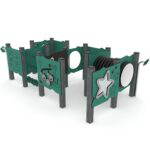 U3 Spielwandanlage mit Kriechtunnel und Labyrinth – RECYCLED RC1437 - a4b9 rc14372s