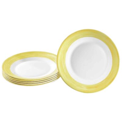Bunte Dessertteller 6er Set - Geschirr aus Hartglas