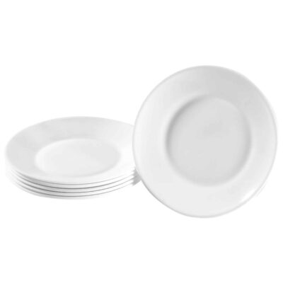 Dessertteller 6er Set - Geschirr aus Hartglas