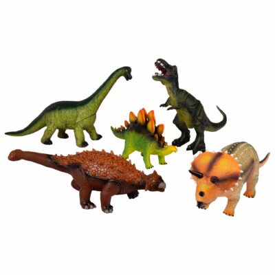 Dinosaurier-Spielfiguren-Set, 5-teilig