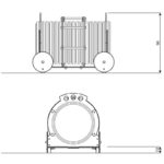 Eisenbahn Waggon mit Krabbeltunnel – RECYCLED RC0812 - rc0812front
