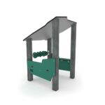 U3 Spielunterstand mit Dach und Spielelementen – RECYCLED RC1401 - rc14011s