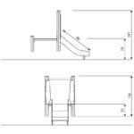 U3 Rutsche mit Podest – RECYCLED RC1440 - rc1440front