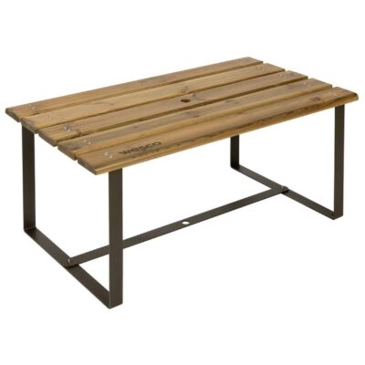 Outdoor-Tisch zu Kinderbänken