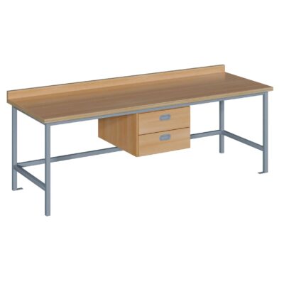 Werkbank mit zwei Schüben mittig