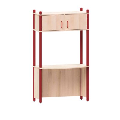 Regalarbeitsplatz ohne Dach