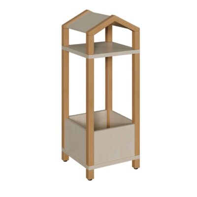 Eckregale und Stollentürme