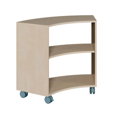 Korpus-Sechstelkreisschrank mit festen Böden, ohne Rückwand