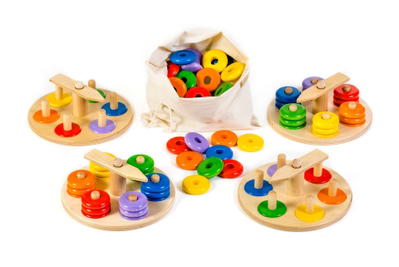 Zeiger-Steckspiel-Set