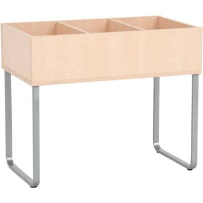 Grande Bücherkiste mit Gestell