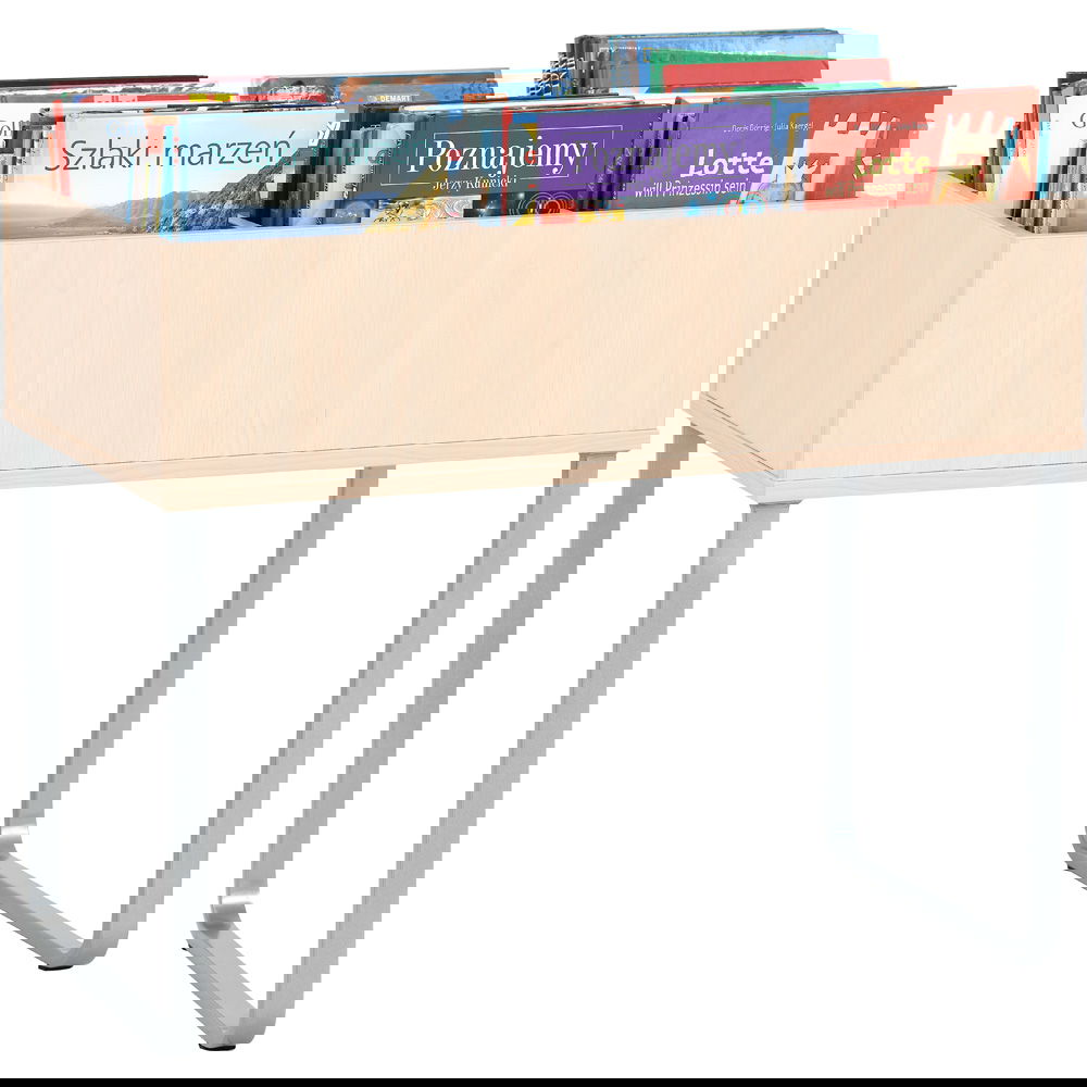 Grande Bücherkiste mit Gestell